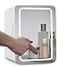Produktbild Flawless Beauty Mini-Kühlschrank / bewegliche kosmetische Kühlschrank, Glasverkleidung + LED-Beleuchtung, mit heißen und kalten Einstellung, benutzt for Make-up und Hautpflege, kann auch verwendet wer
