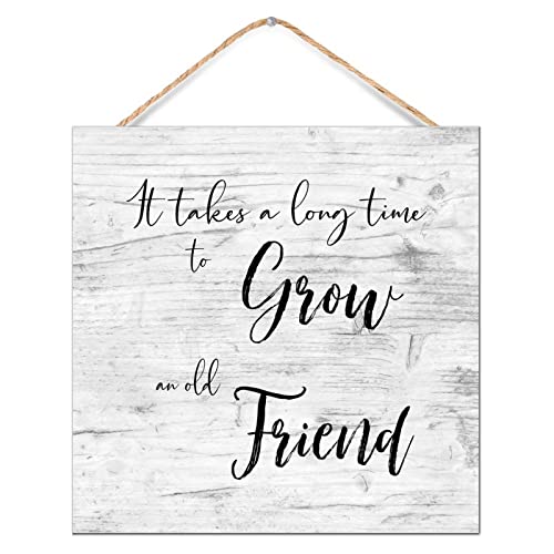 Plaque en bois personnalisée avec message It Takes A Long Time