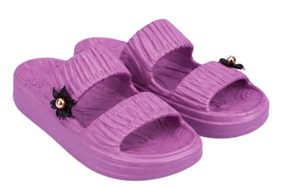 Image of Women's Stylish Casual Slippers | Comfortable Slip-On Sandals | Trendy Daily Wear Footwear and Lightweight