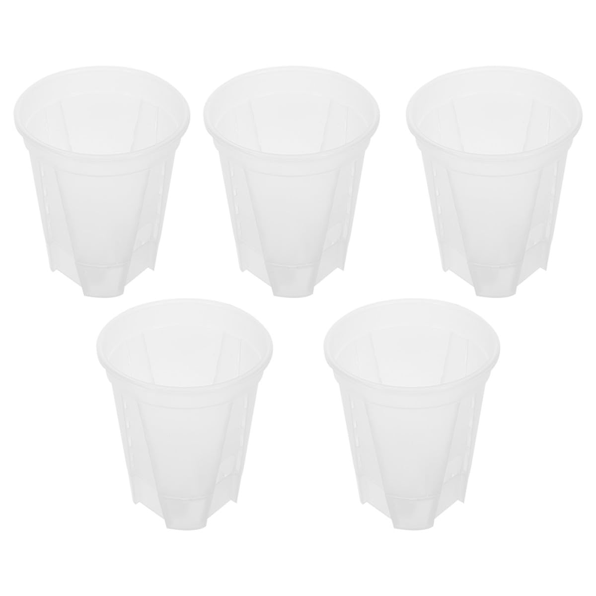 Pots pour plantes d'intérieur à auto-arrosage Luxshiny avec réservoir intégré transparent