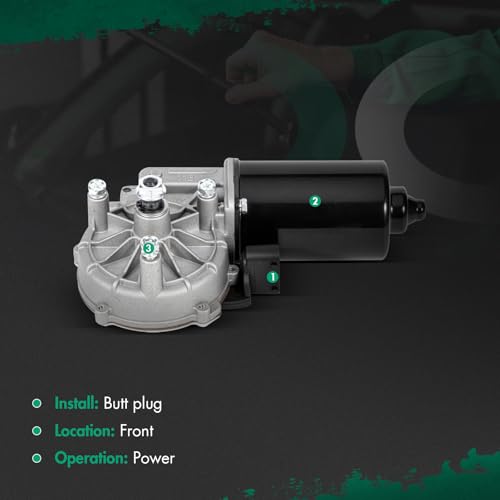 Image of SCITOO Front Windshield Wiper Motor Replacement 2001-2004 for BMW for 525i Replace 228024,67638360603,WPM2103,AA1432103,DKD000010