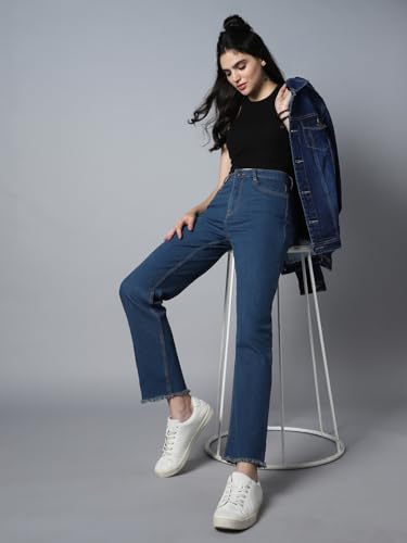 Image of HIGH Star Women's Straight Fit Mid Rise Jeans
