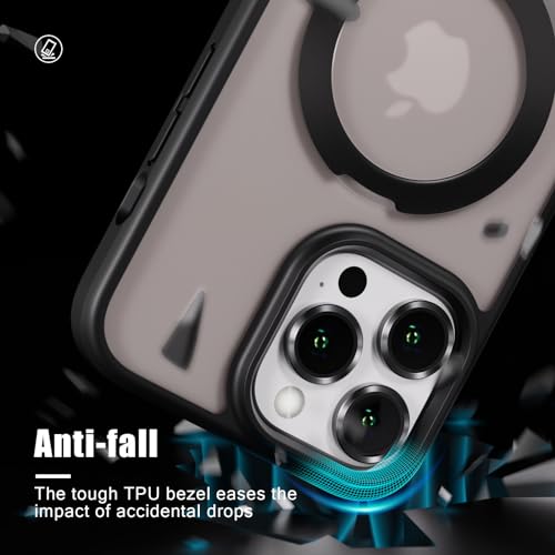 Support magnétique iPhone 16 Plus coque fine antichoc béquille et protection objectif