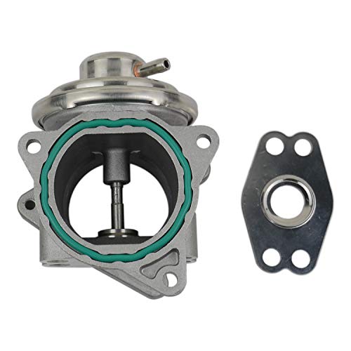 Huiruhy EGR Válvula EGR con junta compatible con 1.9 TDI 2.0 TDI 16V 038131501AF 68001558AB 724809160 038131501S 88051