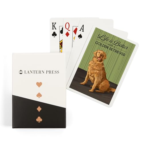 Baraja de Cartas Póker Golden Retriever 52 piezas