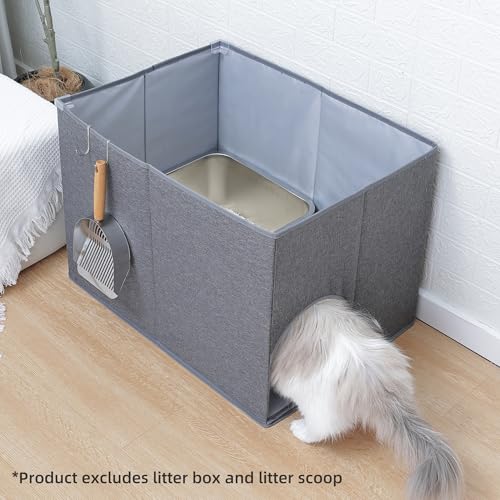 Enclosure portátil para arenero de gato ETIAL, 17" alto miniatura 6