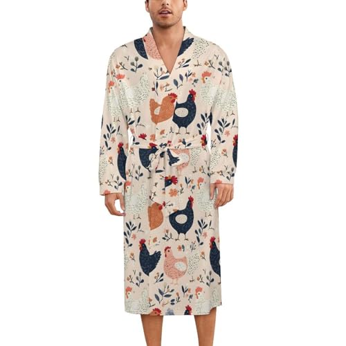 Robe de nuit en soie premium style kimono léger avec imprimé floral chic