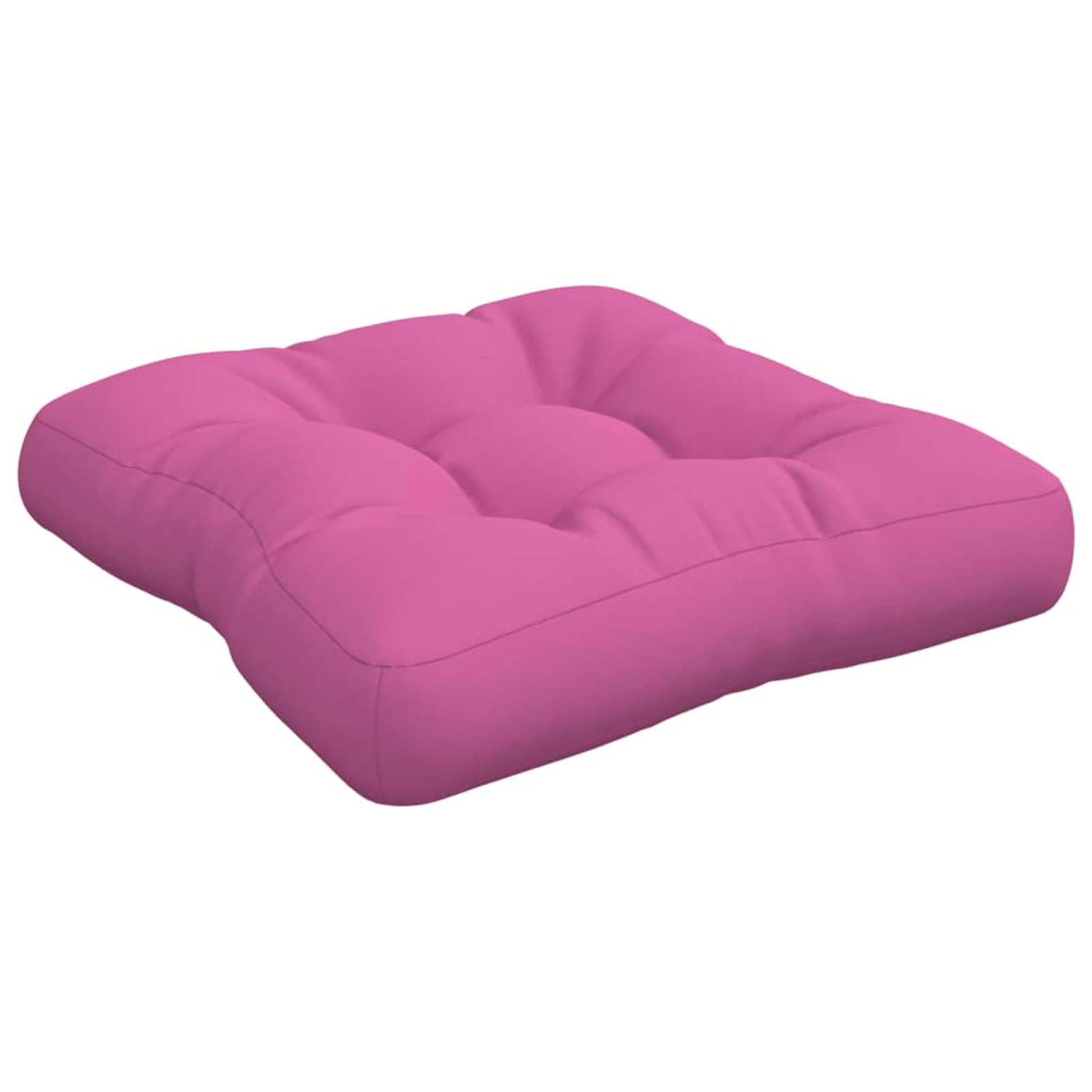 Chusui Cuscino per divano a pallet, Cuscini da esterno Giardino, Cuscino da pavimento, Amaca esterna, Cuscini grandi da giardino, Cuscini da seduta, Tessuto rosa 50 x 50 x 12 cm