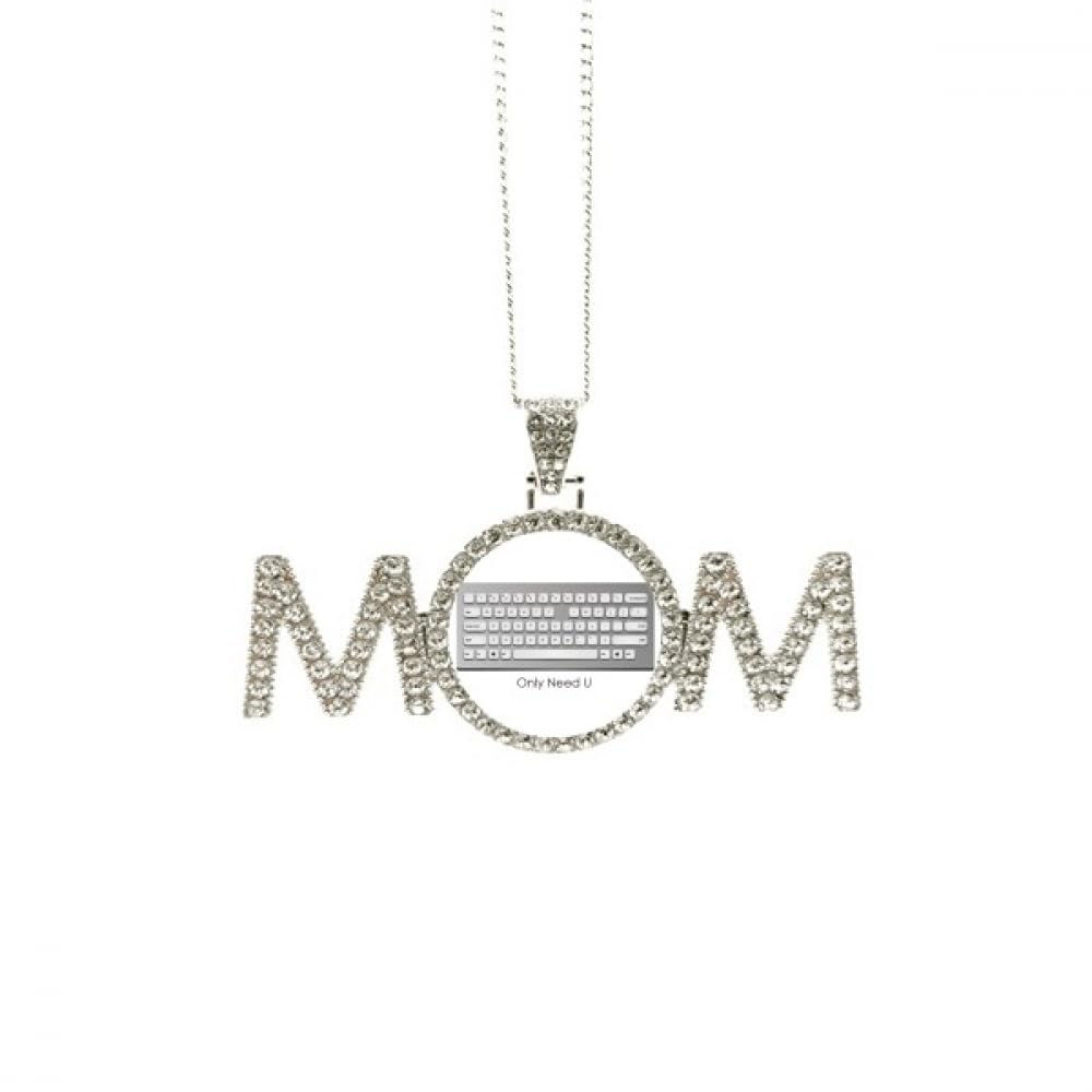 Collier clavier programmeur Only Need U pour maman active - 4