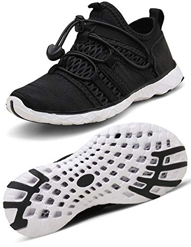 Gaatpot Escarpines Zapatos Niño Niña Zapatillas Baño Deportivas de Agua Playa Piscina Calzado de Atletismo Sandalia de Verano Negro 24 EU = 25 CN