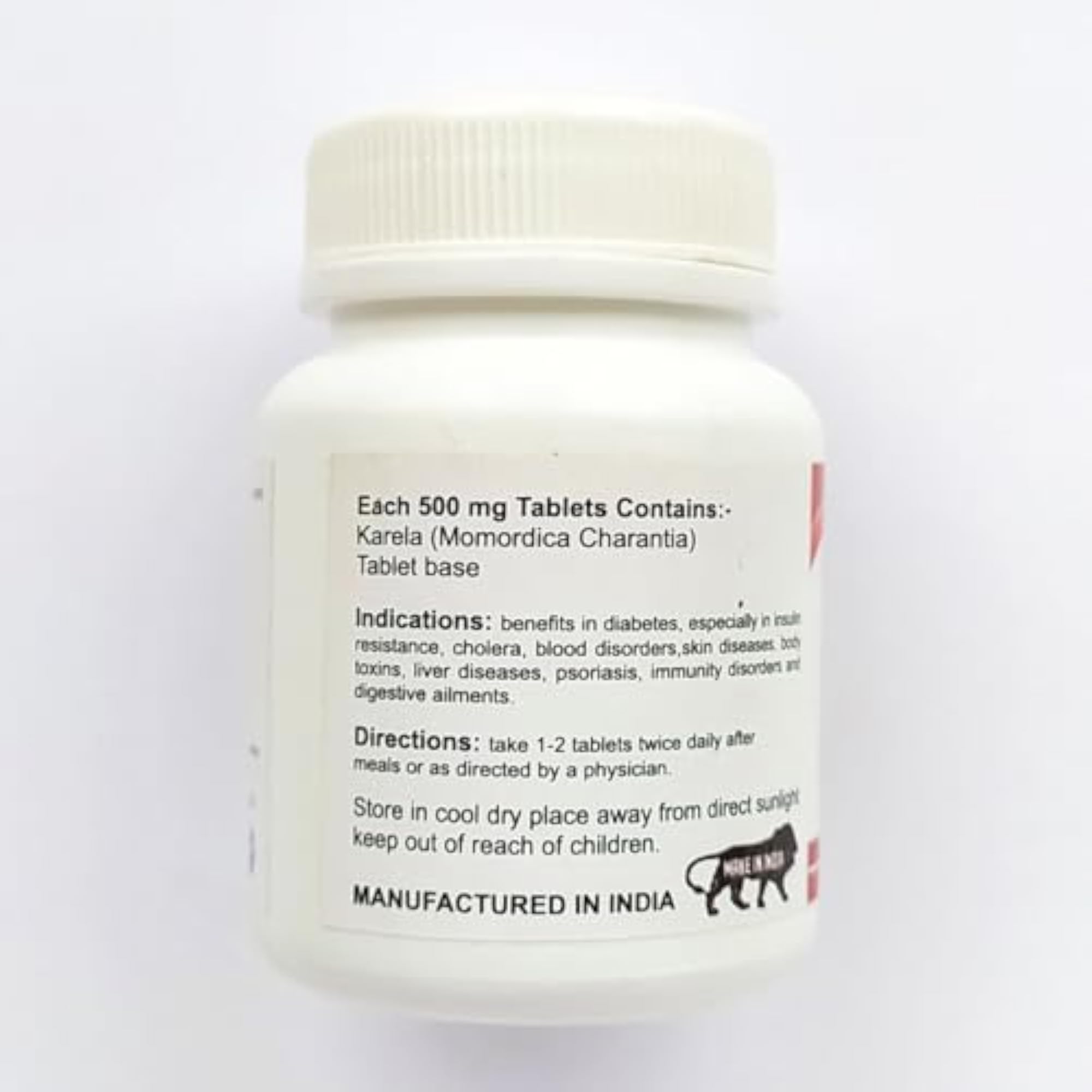 Karela Tablet, 500mg for Health Support