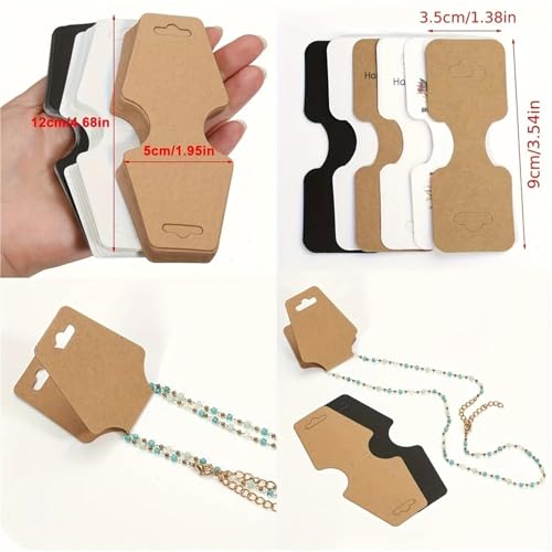 Etiquetas de precio en blanco para joyería artesanal y proyectos creativos de DIY 3
