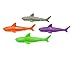 haomsj Swimming Pool Toys Dive Torpedo-Shark （4-Pack）