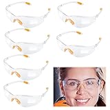 ✔️【Schutzbrille Material】: Unsere Schutzbrillen sind aus hochwertigem PC-Material gefertigt.Das Material ist stark, die Verarbeitung ist gut, es ist stoßfest und sturzfest, Die perfekte Passform, um Ihre Brille vor dem Herunterfallen zu schützen.