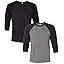 Blk Heather/ Blk + Gry/ Chr Blk Trb