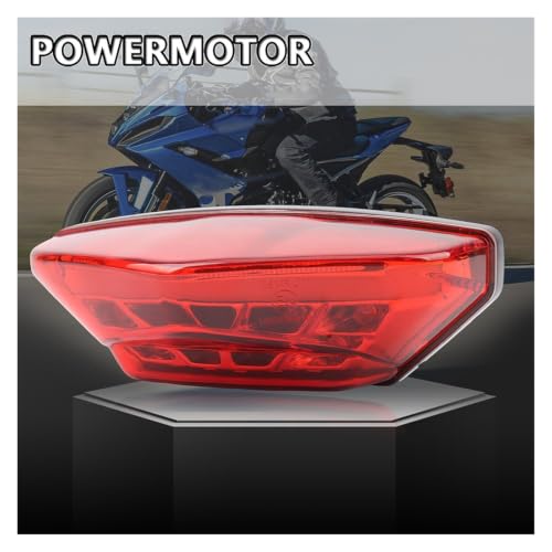 Feux conduite moto universels LED avec stop et indicateurs pour cross - 2