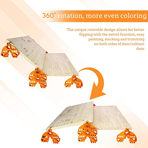 Topown Spray Paint Racks, Door Painting Stand, Paint Drying Rack, Racks Painting Doors, Trim/Kitchen Cabinet Door Stands For Painting, Painters Paint Racks 24Pcs #TOP4