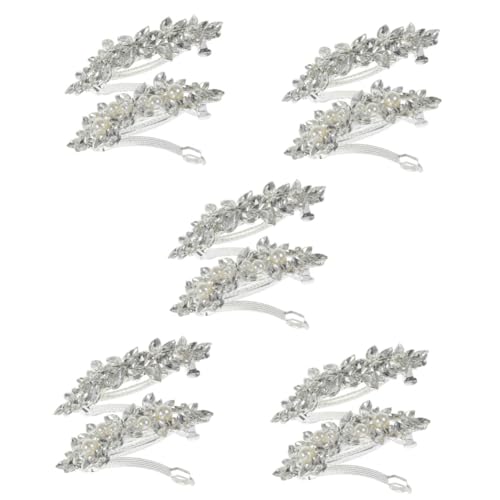 Barrette cheveux femme pour mariage et coiffure de fête en zinc 10x