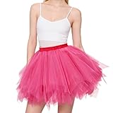 Señoras Tutu Falda Clásica, Señoras Falda de Tul 50s Rockabilly Enagua Tutu Enagua Falda de Baile Tutu Falda Corta Ballet Cosplay Festivo Carnaval Disfraz para Fiesta Festiva Vestido de Baile Vestido