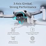 DJI Mini 4K Camera Drone Combo, Drone with 4K UHD Camera for Adults, Under 249 g, 3-Axis Gimbal Stabilization, 10km Video Transmission, Auto Return, 2 Batteries for 62-Min Max Flight Time, QuickShots - Image 3