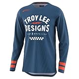 Troy Lee Designs Offroad Motocross Dirt Bike ATV Motorcycle Powersports Racing Jersey Shirt for Men, Scout GP (Ride On Slate/Blue, XL)