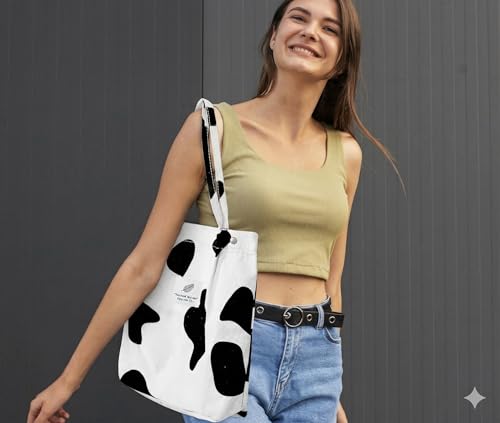 Image of Street27 Korean Canvas Corduroy Tote Bag Casual Work Shoulder Handbags | Multi-Purpose Bag |Sturdy Canvas Bag with Large Capacity | Shopping Bag for Office, College & Daily Use
