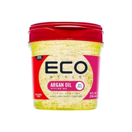 ECOCO Moroccan Argan Oil Styling Gel, 8 Fluid Ounce by ECOCO