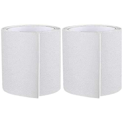 VERDANVERSE Parches de Suela Transparentes 2 Piezas 10x50 Cm Película Autoadhesiva Antideslizante Protección Resistente al Desgaste para Zapatos Planos y Tacones Uso Diario