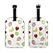 Cheerful Fruit Pals Luggage Tag with Privacy Protection,Travel Luggage Identifier,Fashionable Travel Accessory