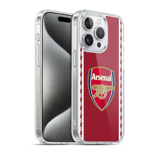 Funda gel suave Arsenal FC iPhone 15 Pro antigolpes y antiarañazos