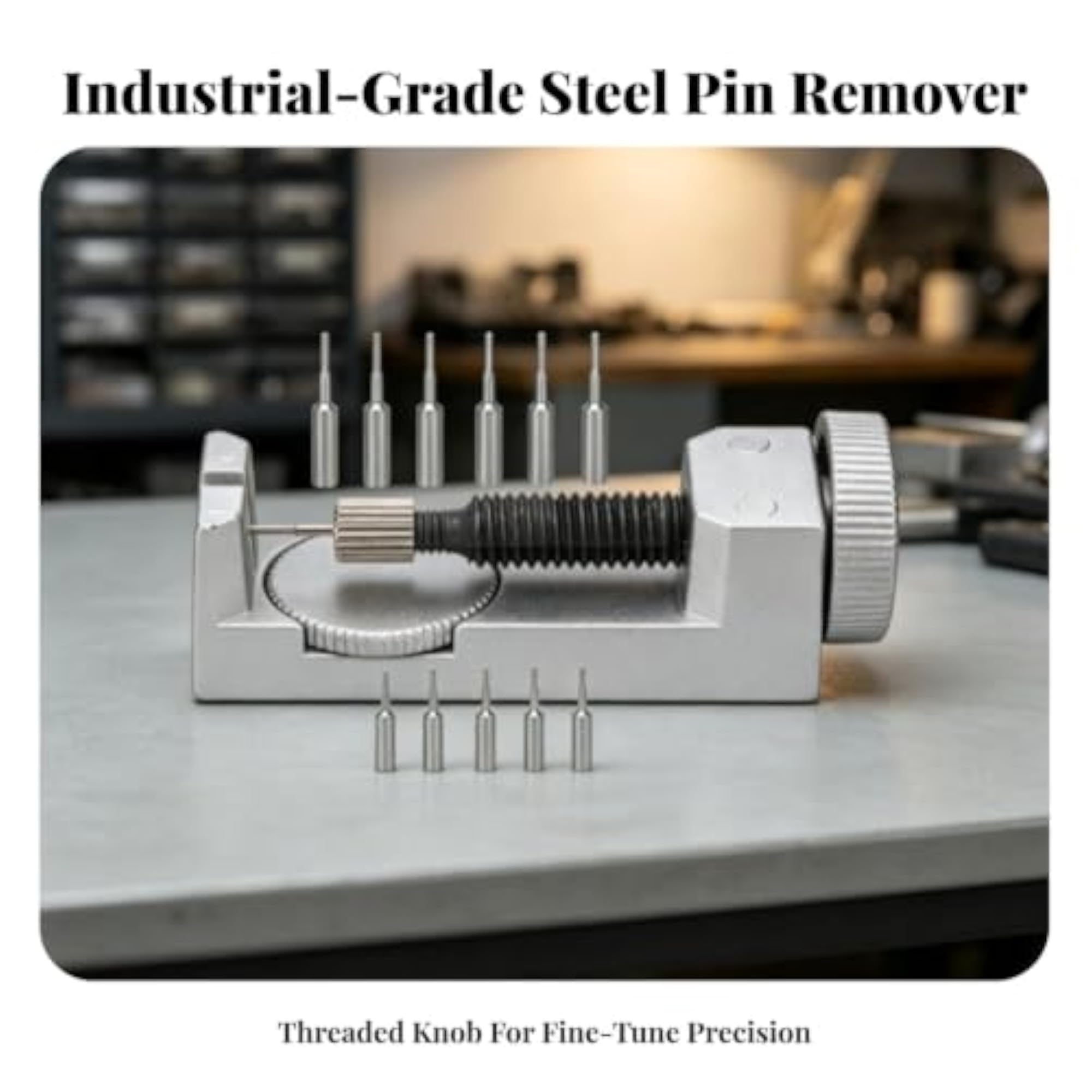 Convenient Watch Band Link Remover with Replacement Pins