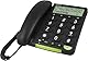 DORO - Doro PhoneEasy 312cs - Schnurgebundenes Festnetztelefon - Große Displayanzeige - Extra große Tasten - Freisprechfunktion - Lautstärkeregler - Anrufanzeige - Schwarz