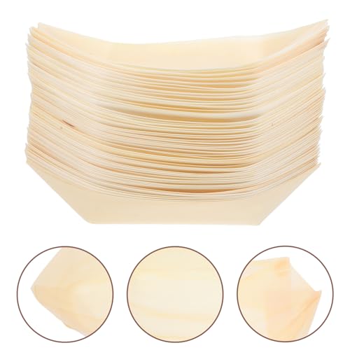 50 placas desechables en forma de barco sushi 8 pulgadas miniatura 6