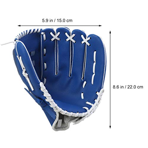 Garneck Luvas de beisebol com mão esquerda e direita, luva de campo de softbol para adultos e jovens