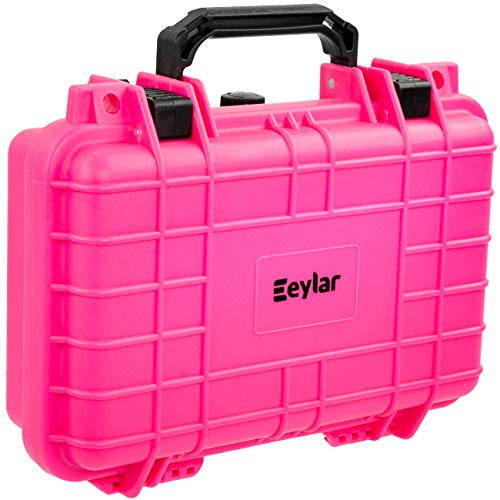 Maleta rígida protectora impermeable para cámara 11.6"x8.3"x3.8" rosa miniatura 3