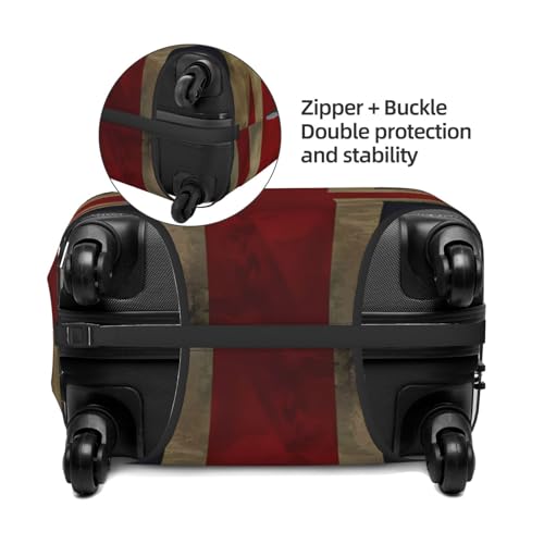 Housse de bagage britannique chic L | Protection extensible premium
