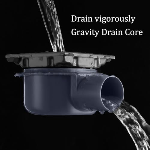Siphon sol pour douche à l'italienne et sous-sol évacuation 360 - 5
