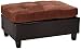 Mallory Ottoman Chocolate