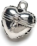 Jewelry Designer BG2025 Charm Prayer Box Puffy Heart, 1.04x6.35x7.62 cm, Multicolour
