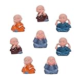 Figurine de moine – sa forme simple s'intègre harmonieusement à divers styles de décoration intérieure, avec un style polyvalent. artisanat en résine
