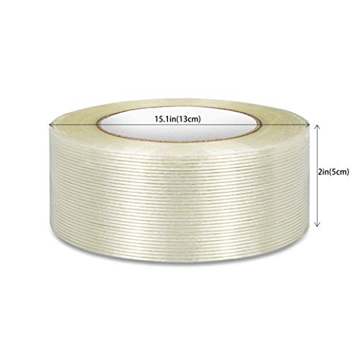 Superhesive 4 Pack 2in(5cm) 164ft(50m) 5.9mil Fiberglass Tape