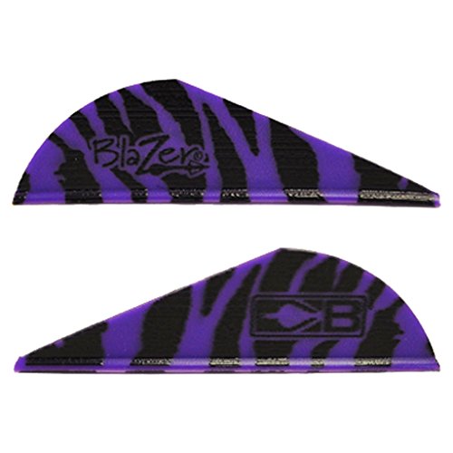 BOHNING True Color Blazer® Vane, 2” Hunting, 3D, Vane, Purple Tiger, 36pk