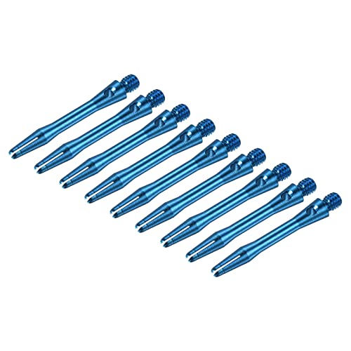 Tiges de fléchette en aluminium bleu ciel 35mm accessoires fléchettes pointes acier doux