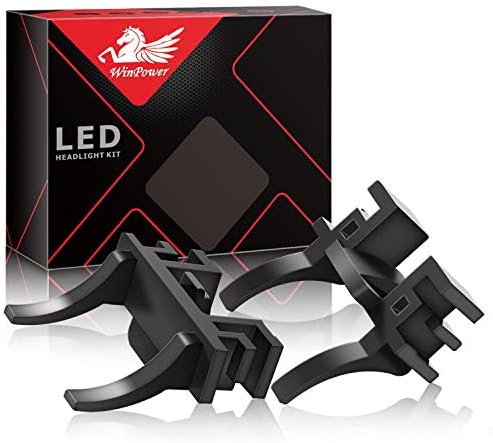 WinPower H1 LED Bulb Base Clips Adapter Holder Support Socket LED Lamp Socket Conversion Accessories, 2 Pieces