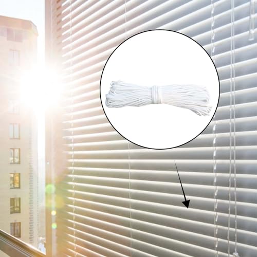 2mm Roman Blind Cord,20 Meters Picture Hanging Cord Roman Blind Cord,White Braided Cord Blind String Cordfor Crafts Blinds Windows Vertical Blind Replacement. - Image 5