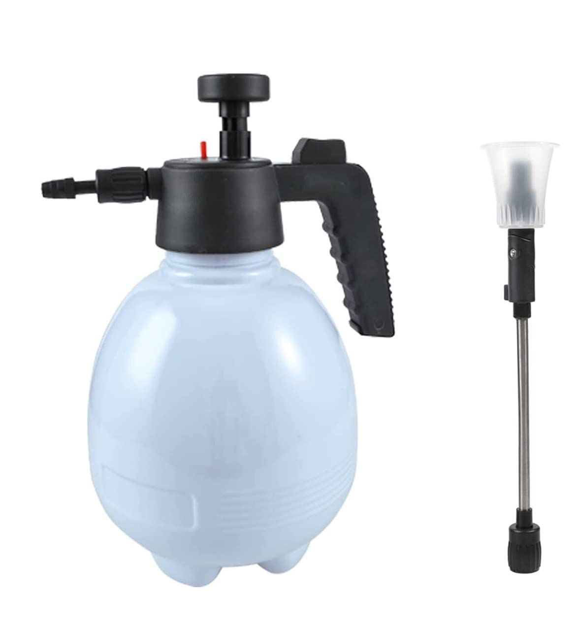 Arosoires Extérieur Arrosoir Manuel Pulvérisateur De Jardin Pelouse Pompe À Pression Valve De Pulvérisation Buse Réglable Pulvérisateurs De Jardin Arrosoir Jardin ( Color : White , Size : With extensi