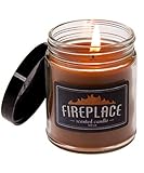 Fireplace Scented Jar Candle (6.5 oz)