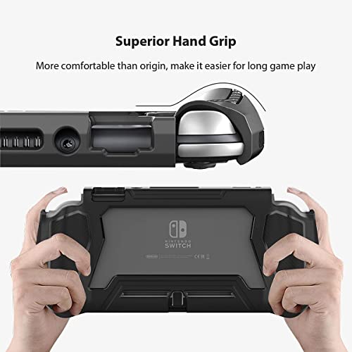 FIWWAT-Protective-Case-for-Nintendo-Switch-Lite-with-Detachable-TPUBuilt-in-PC-Screen-Protector-2-x-Thumb-Grip-Caps-nintendoswitch