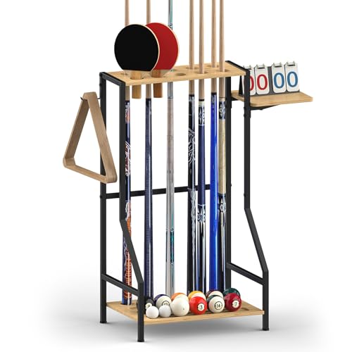 YBING Pool Cue Holder for 10 Cues