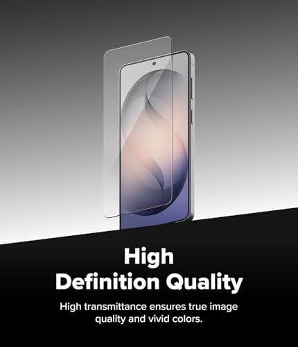 Image of Ringke Easy Slide for Samsung Galaxy S26 Screen Protector with Installation Tool [2 Pack] [Scratch Resistant] HD Quality Shatterproof 9H Tempered Glass with Fingerprint Resistant Coating